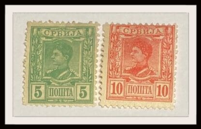 Serbia 33-34 Mint Hinged