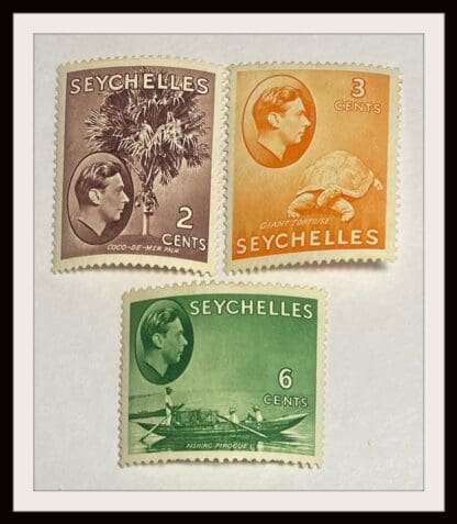 Seychelles 125/127/129b Mint Hinged