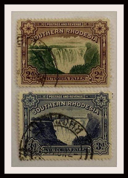 Southern Rhodesia 37-37a Used