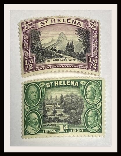 Saint Helena # 101-102 Mint Hinged