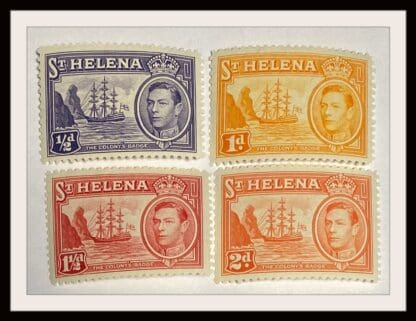 Saint Helena # 118/119a-121 Mint Hinged