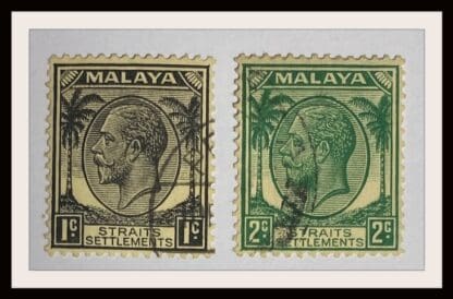 Straits Settlement 217-218 Used