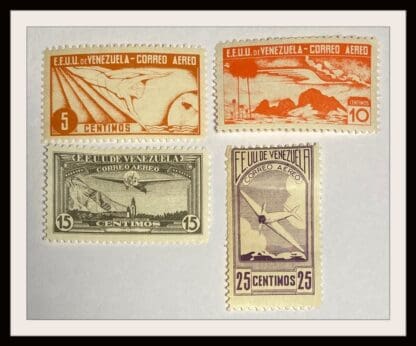 Venezuela # C47-C50 Mint Hinged