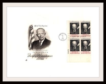 1383 FDC Plate Block