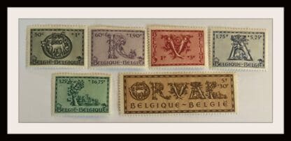 Belgium # B354-B359 Mint Hinged