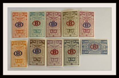 Belgium # Q216-Q225 Mint Hinged