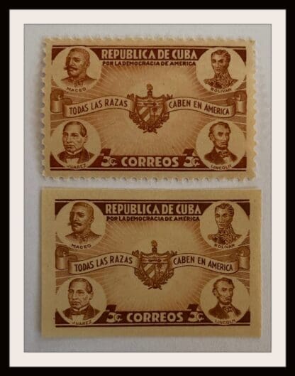 Cuba 369-369a Mint Hinged