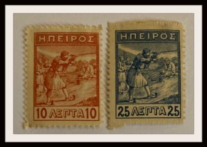 Epirus # 7-8 Mint Hinged