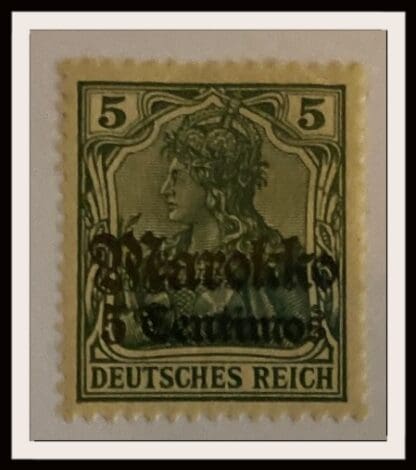 Germany Offices in Morocco Scott # 46 Mint Hinged