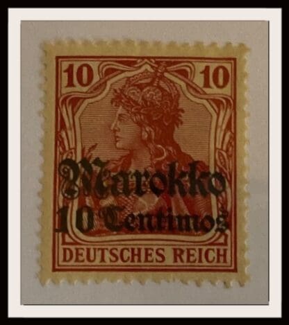 Germany Offices in Morocco Scott # 47 Mint Hinged