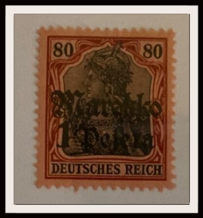 Germany Offices in Morocco Scott # 53 Mint Hinged