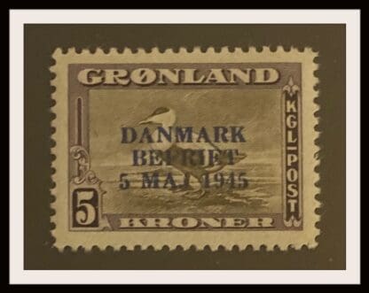 Greenland Scott # 27 Mint Never Hinged