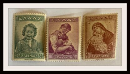 Greece # RBA1-RBA3 Mint Hinged