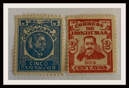 Honduras Scott # 152-153 Mint Hinged