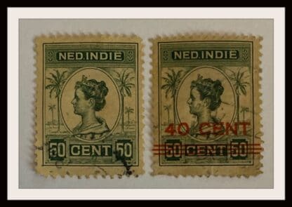 Netherland Indies Scott # 131/148 Used