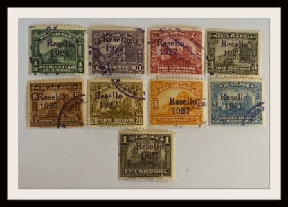 Nicaragua  # 440-443/448-452 Used & Mint