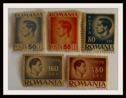 Romania Scott #580-581/614-615/653 Mint Hinged