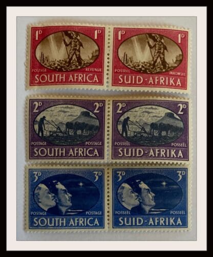 South West Africa # 156a,b-158a,b Mint Hinged