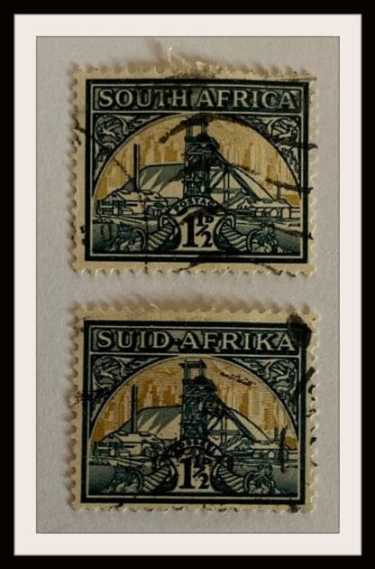 South Africa #107a,b Used