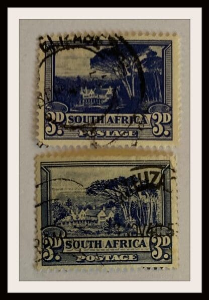 South Africa # 57a,d-57b Used