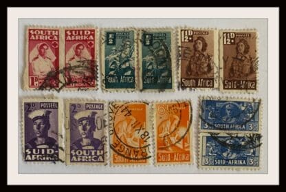 South Africa #90a,b-94a,b Used