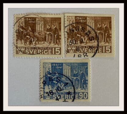 Sweden #316-318 Used