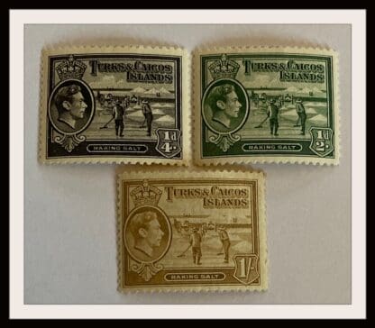 Turks & Caicos # 78-79/86 Mint Hinged