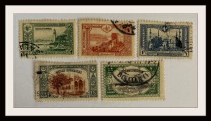 Turkey #258-260/262-263 Used