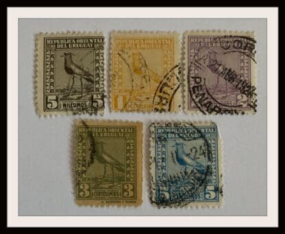 Uruguay # 267-271 Used