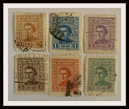 Uruguay # 505-510 Used