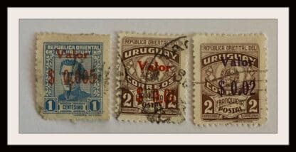 Uruguay # 523-525 Used