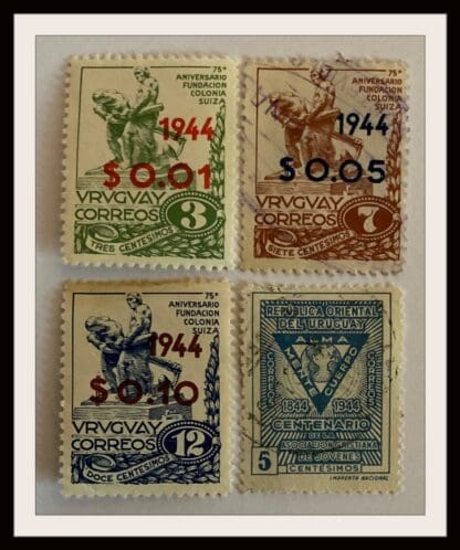 Uruguay # 530-533 Used