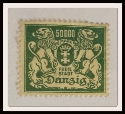 Danzig Scott # 132 Mint Hinged