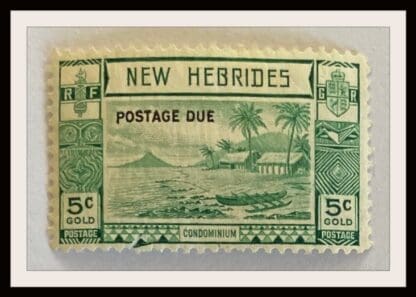 New Hebrides # J6 Mint Hinged