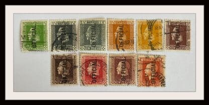 New Zealand Scott # O41-O50 Used