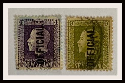 New Zealand Scott # O52-O53 Used