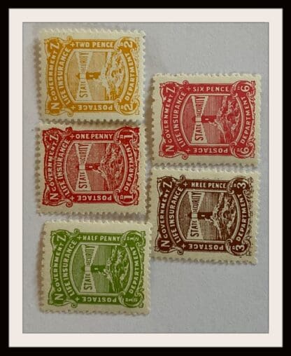 New Zealand Scott # OY24-OY28 Mint Hinged