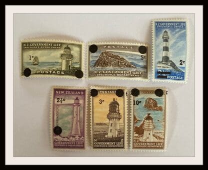 New Zealand Scott # OY37-OY42 Mint Hinged