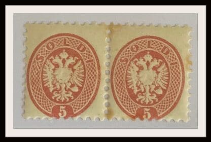 Austria Scott #24 Mint Never Hinged Pair