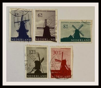 Netherlands Scott #B373-B377 Used