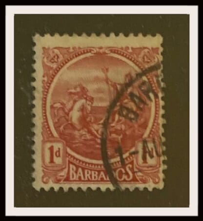 Barbados Scott #154 Used