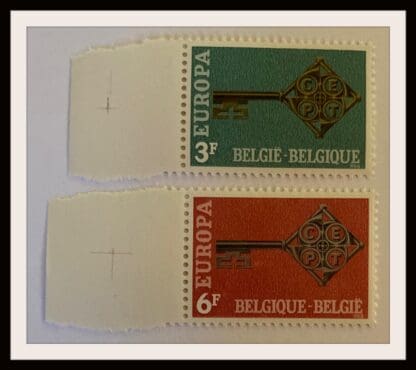 Belgium Scott # 705-706 Mint Never Hinged (Europa)