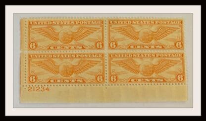 Scott # C19 Mint Never Hinged Plate Block