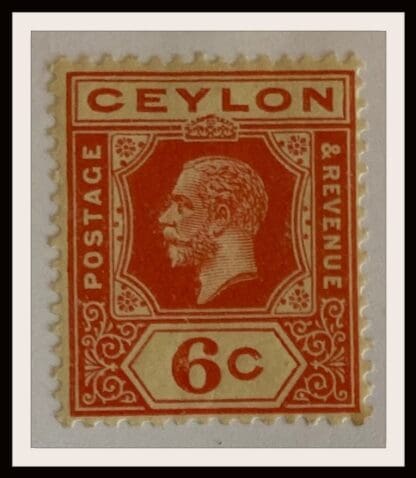 Ceylon Scott # 204a Mint Hinged