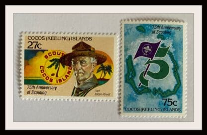 Cocos Keelings Islands Scott #85-86 Mint Never Hinged