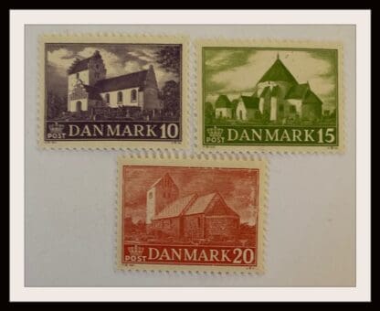 Denmark Scott # 290-292 Mint Hinged