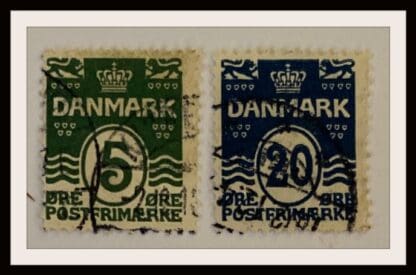 Denmark Scott # 61/64 Used