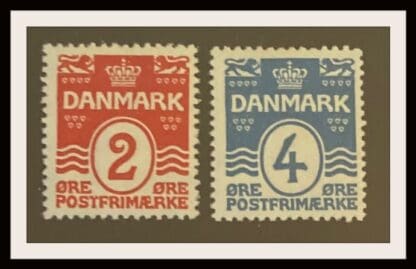 Denmark Scott # 86/88 Mint Hinged