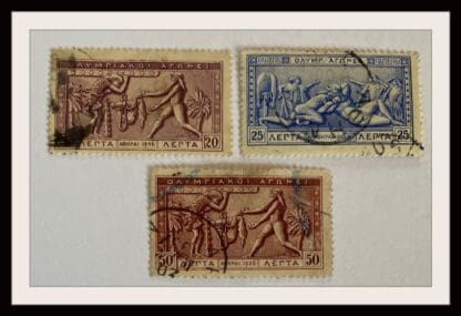 Greece Scott # 189-190/193 Used