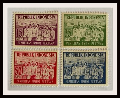 Indonesia Scott #410-413 Mint NGAI